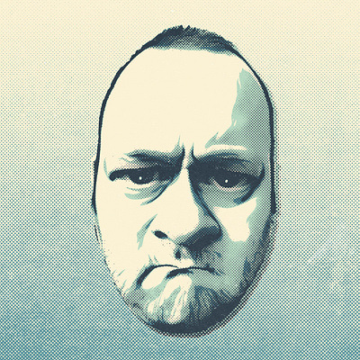 New avatar avatar caricature halftone illustration selfportrait