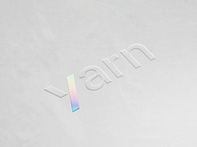 Yarn | Brand Revisited brand branding colorful embossed identity line logo minimalist paper people story typography yarn