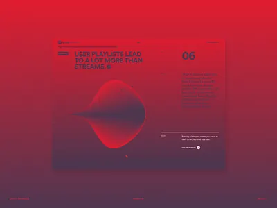 Fan Study: Insight06 data visualization illustration infographic insight motion particle particles spotify webgl