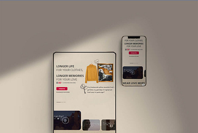 Wear Love More design development jordan uae ux web