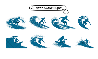 Surf Collection Set Canva Element canva creator