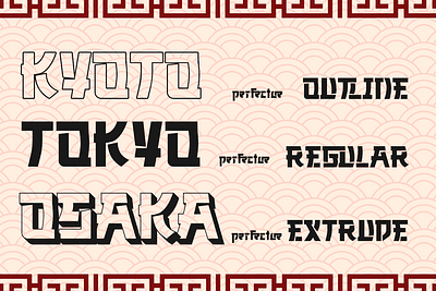 Shikaru - 3 Japanese and Korean Font art