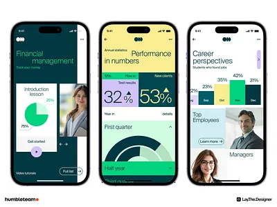 Financial Literacy - Mobile App Concept budgeting colorful concept creative credits design education finance fintech inspiration interface investing management mobile app money success tips ui ux welfare