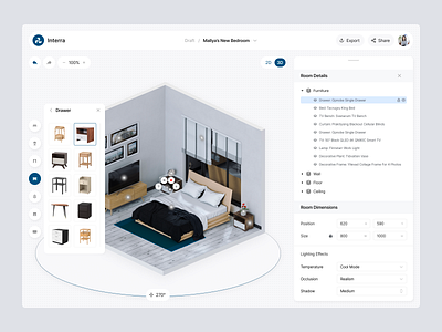 Interra - 3D Builder App 3d 3d builder 3d modeling 3dconfigurator 3dwebsite app builder asset design design tool generate minimalist productdesign webdesign website websitedesign