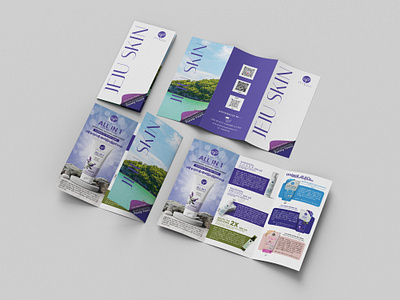 Jeju Skin_Pamphlet 3d branding graphic design logo pamphlet