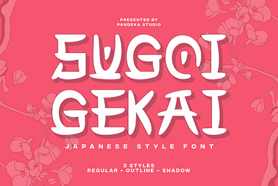 Sugoi Gekai - Japanese Chinese Font branding