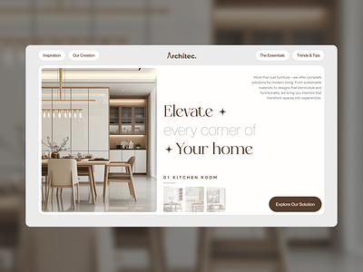 Furniture - Pratice Layout architecture furniture layout website ui website