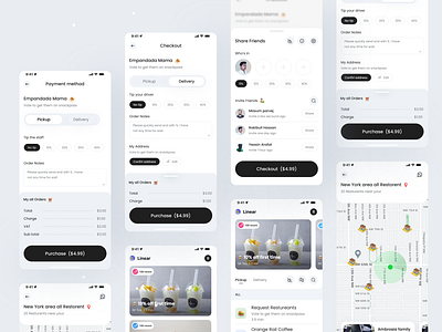 Drinks - Mobile App delivery app design delivery man design drinkar drinks drinks app drinks mobille app e commerce food food app freash food graphic design ios design mobil design mobile app mobile design motion graphics redesign resturent design web design