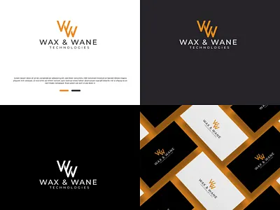 Wax & Wane Technologies awesome brand design brand identity branding dailylogodesign logo logo design logodesign logofolio logonew logos logoset logotype monogram unitylogo vector