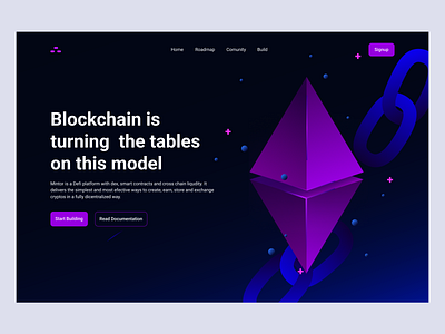 Crypto landing page bitcoin blockchain crypto ethereum exchange landingpage nft product tajul web website