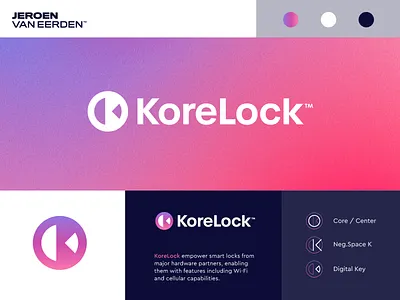 KoreLock - Logo Design v2 a b c d e f g h i j k l m n branding connect core digital key future hardware identity design korelock lock logo monogram o p q r s t u v w x y z smart software startup t h e q u i c k b r o w n f o x visual identity design wifi