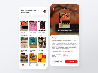 Bookstore Homepage Exploration interaction design ui ui ux ui design