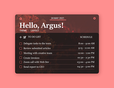 Daily UI #42 "ToDo List" app design minimal ui