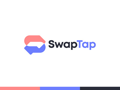 SwapTap - Logo design app logo branding clean design company corporate design graphic design logo logo designer logotype m n o p q r s t u v w x y z minimal negative space logo s letter logo saas software service software swap tap vector