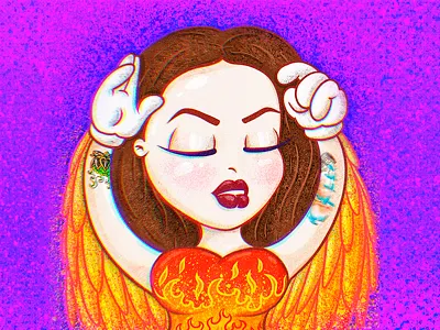 Phoenix 1930s cartoon cartoon character cartoon illustration character character design characterdesign female feminine illustration illustration art lowbrow art lowbrowart old school oldschool rubber hose rubberhose selfportrait vintage woman