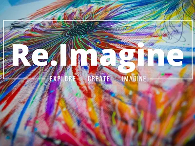 Re Imagine advertising artwork brand brand identity branding design logo