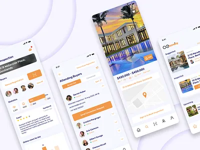 Real-Estate Mobile app android android app design app design apple branding color design illustration ios ios app ios app design logo mobile mobile ui real estate realestate ui uikit uiux