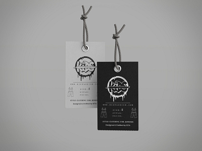 Clothing tag design. brand identity design branding clothing clothing brand clothing company clothing label clothing tag label design labels