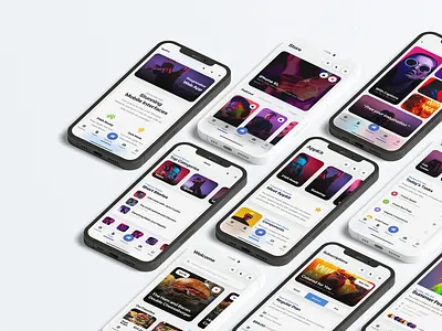 AppKit | Awarded Bootstrap Mobile Site Template & PWA app app design article design blog design card design cards ui carousel content creation content design ios ios app design ios design mobile mobile app modern app news app pwa ui ui design uiux