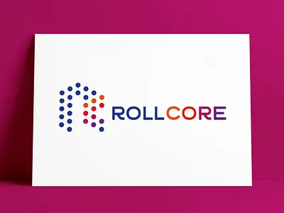 RollCore Logo Designed by The Logo Smith brand design brand identity branding gradient identity identity design letter c letter r logo logo design logo designer logo for sale logo marks logos logos for sale portfolio typography