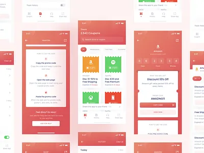 Coupon App coupon coupon app coupon code coupon codes coupons mobile mobile app mobile app design ui ui design uidesign uiux ux uxdesign