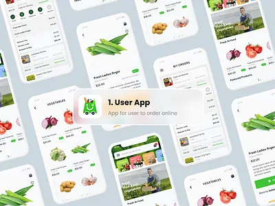 3App UI Kit| Grocery Delivery App UI| Multi Vendor Grocery Order all in one app ui app design app ui app ui ki app ui kit application clone app design ecommerce grocery app grocery ordering modern app ui online grocery online grocery ordering ui design