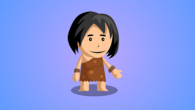 stone age animate cc animation design illustration vector