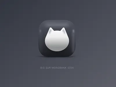 Big Sur icon MONOBANK apple big sur big sur icon bigsur design figma icon iconography icons interface ios mac macos osx icon ui vector