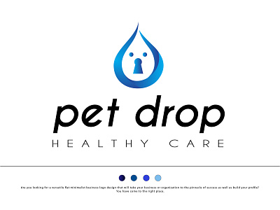 pet drop logo design - Brand Identity brand identity branding graphic graphic design illustration illustrator logo and branding logo folio logo idea logo inspiration logo maker logo trends logo trends 2021 logotype modern logo pet care logo pet drop pet drop logo pet logo vector