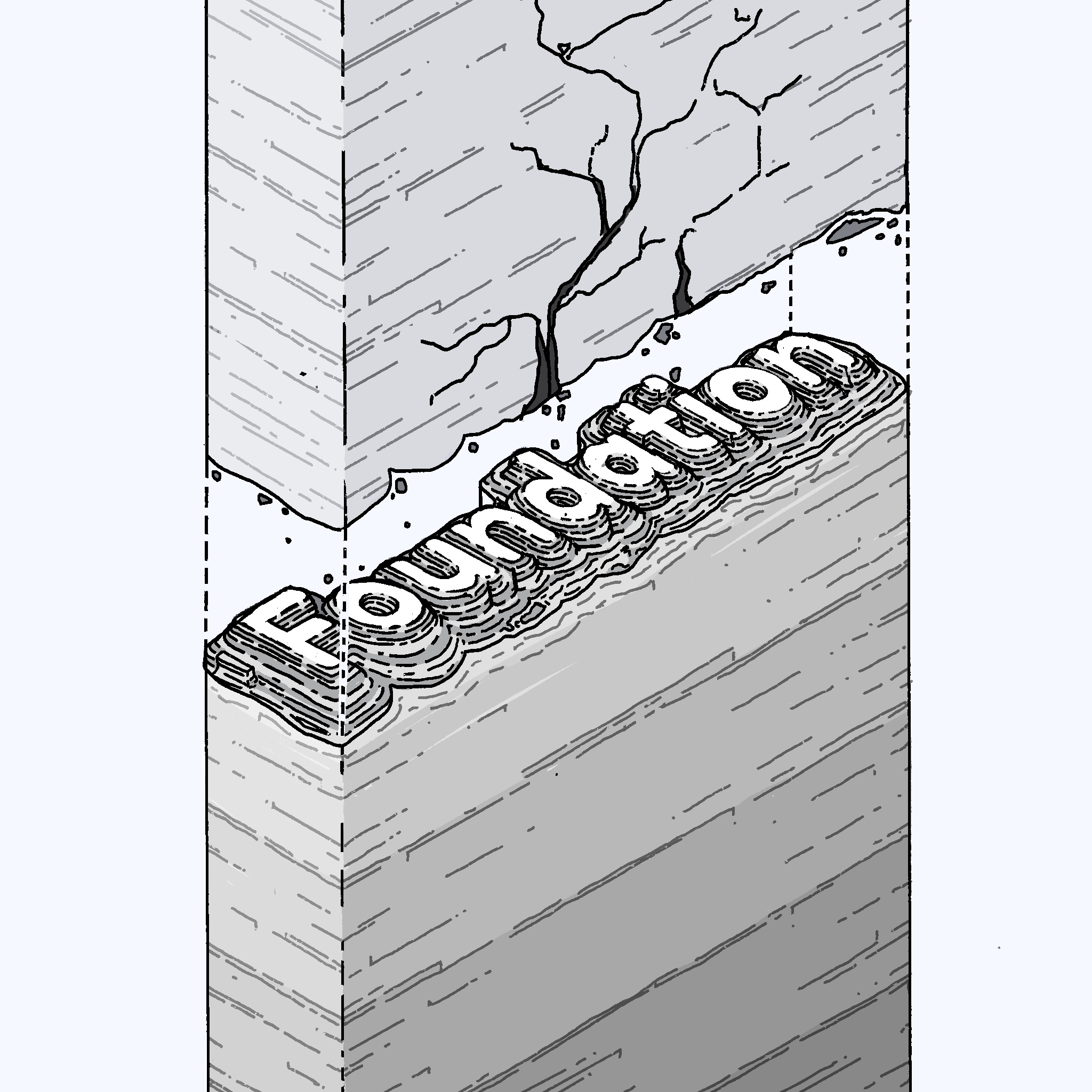 Example of Cracks in your foundation.