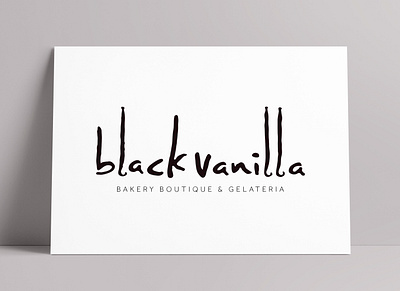 BlackVanilla Logo & Brand Identity Designed by The Logo Smith bakery logo brand identity branding branding design coffee shop identity logo logo and brand design logo design logo designer logo marks logos portfolio typography