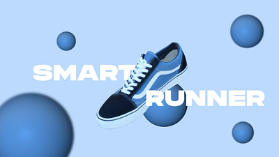 Smart Runner 3d animation element nike puma shoe shoes video