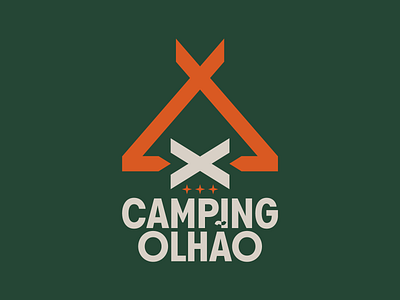 Camping Olhão 🏕 beach branding camp design icon identity logo mark outdoor portugal symbol type typography
