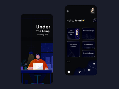 Learning App Animation app clean creative design minimal motion motiondesign student ui uidesign