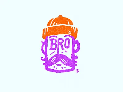 Bro! brother captain drawing dude dudes face faces hand drawn hipster illustration male male character mustache mustaches procreate profile seaman type type art type design