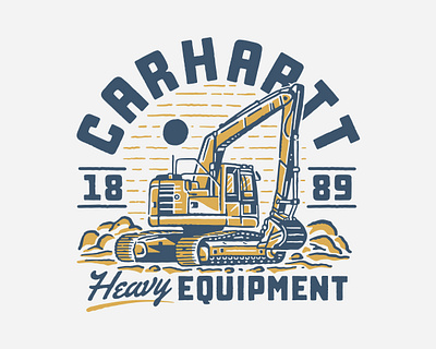 Carhartt Kids artwork design graphicdesign handrawn illustration logo vintage vintage logo