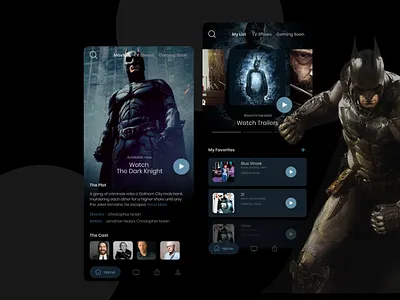 Movies & TV Shows App For Mobie UI app apple application bestui daily dailyart dailydesign dailyui dailyux design movie movie app movie app design movieapp movieart movies netflixdesign netflixui ui uidesign