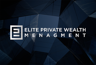 Elite Private Wealth Menagment Logo design flat icon illustration illustrator logo minimal photoshop typography vector