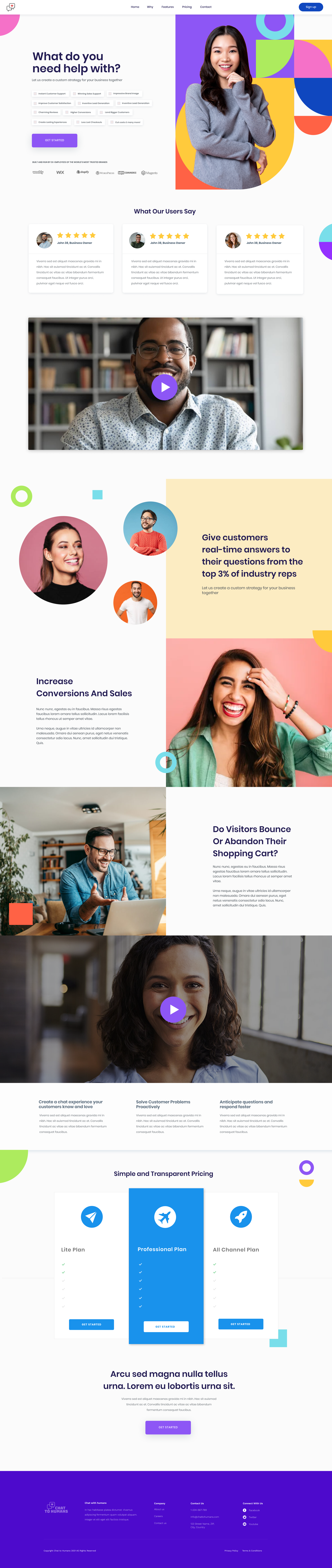 Design proposal for startup colors startup