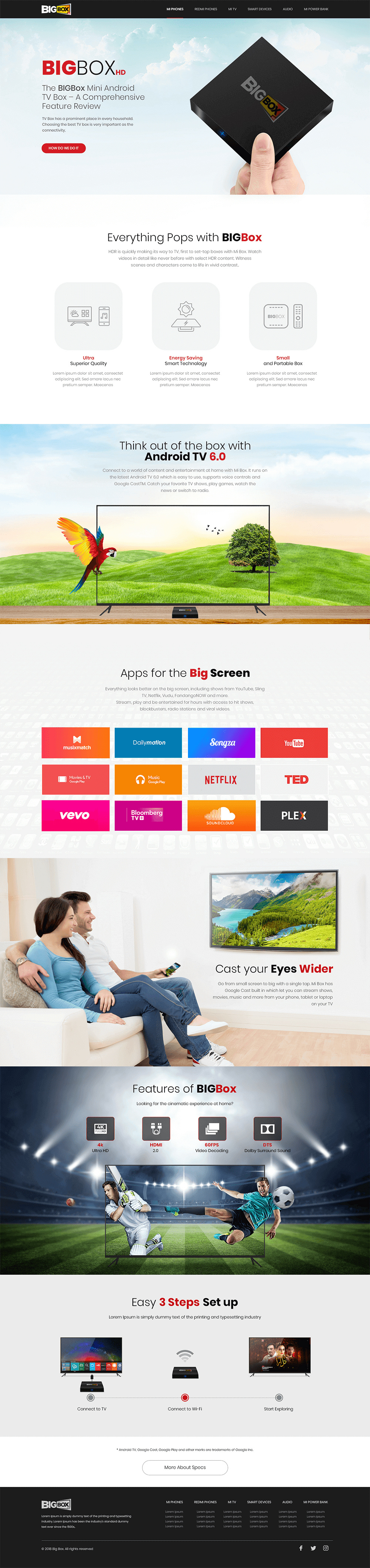 BIG BOX Website UI Design by Saqib Ahmed on Dribbble