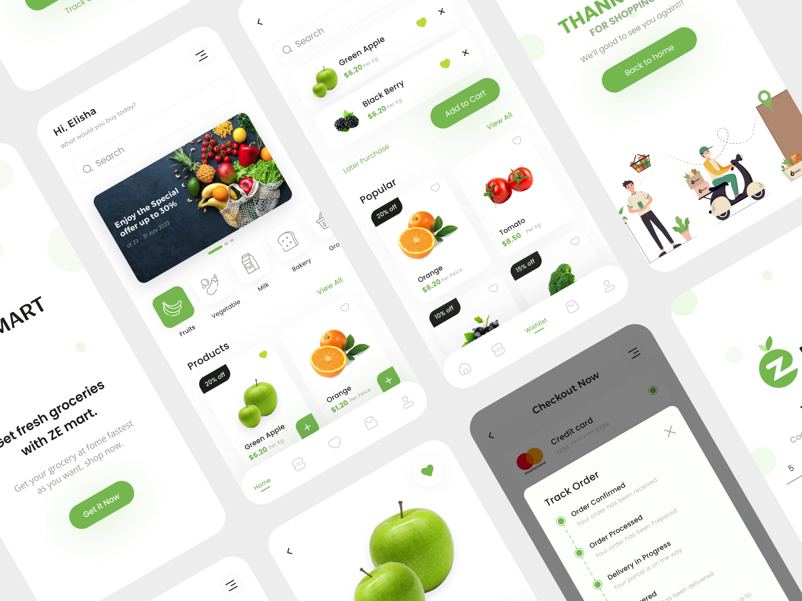 ZMart Grocery Delivery App by Redlio Designs on Dribbble