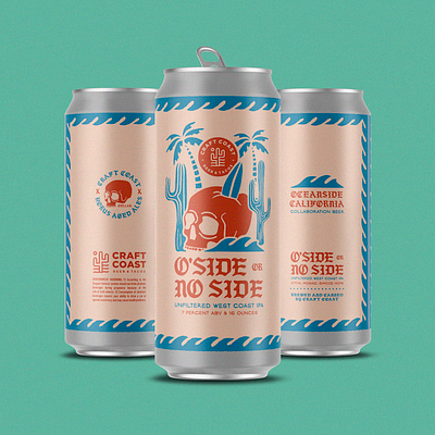 O'side or No Side badge beer branding craft beer design illustration packaging typography