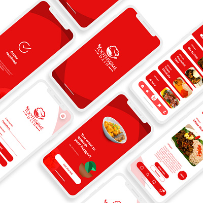 Toothsome Dash UI app branding design food food app interface ui uidesign