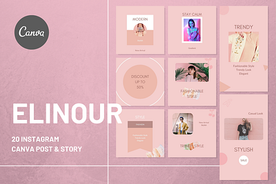 Eliour Canva Instagram Pack