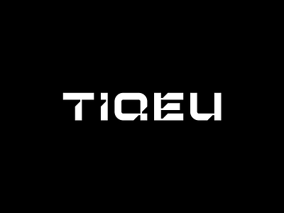 TIQEU logo concept 2/3 abstract branding design logo logodesign logodesigner logotype type type design typography