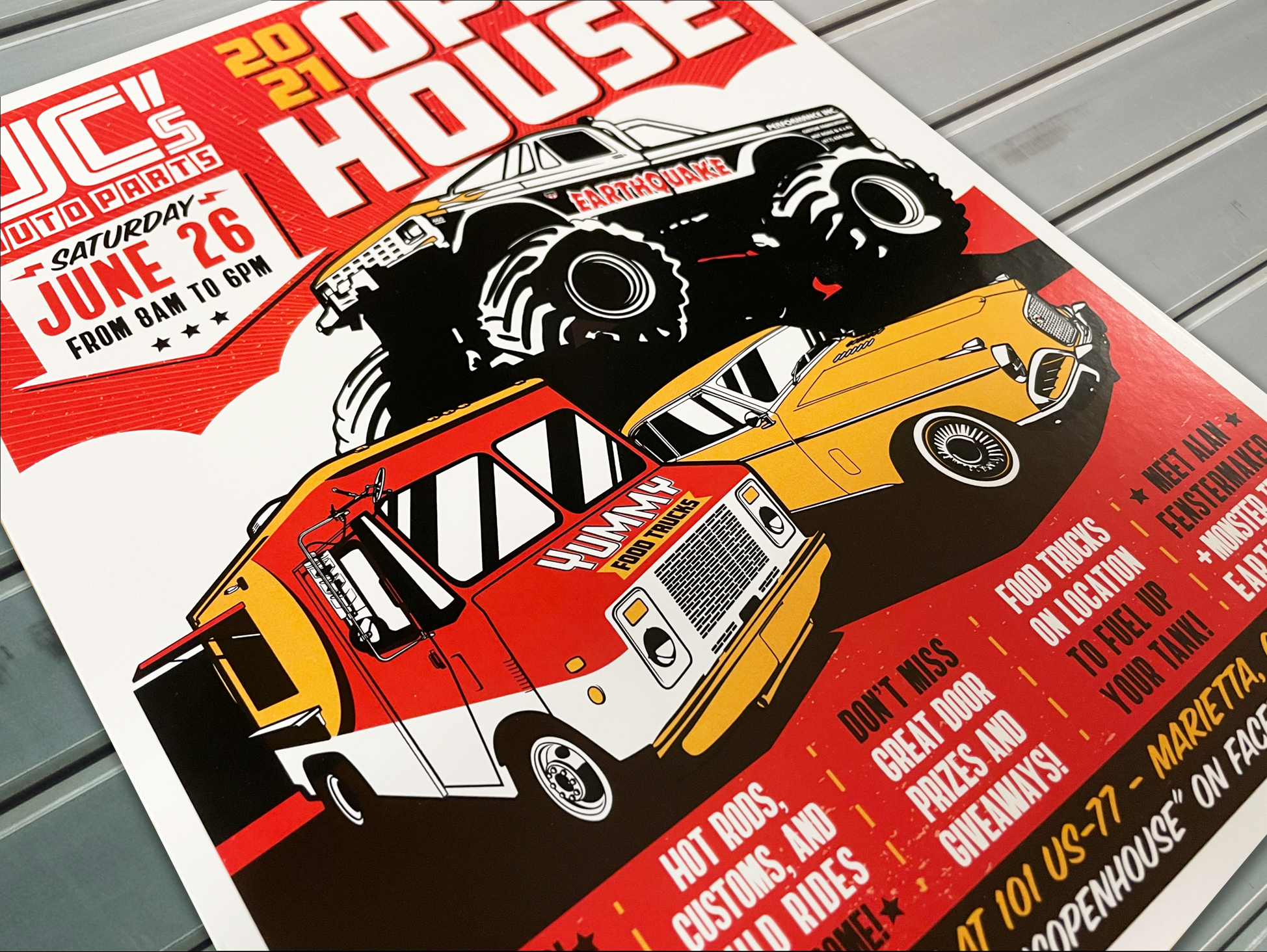 Example of JC Auto Parts Flyer