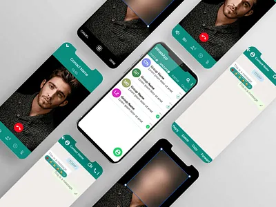 WhatsApp Redesign additional features mockup redesign redesign concept uiux