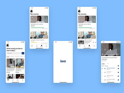 E-learning platform adode xd design elearning inspiration ui ui design ui inspiration uiux user interface user interface design