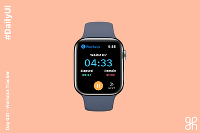 Daily UI Challenge day 041 - Workout tracker dailyui dailyuichallenge ui