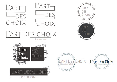 Logotype for a restaurant logotype